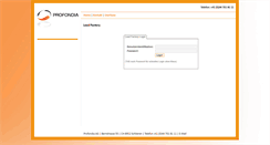Desktop Screenshot of factory.profondia.com